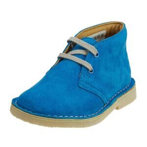 Clarks Kids Blue Suede Shoes - Wide Width - New